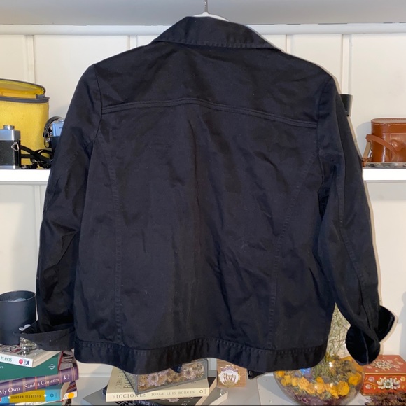 Black jean jacket - Picture 2 of 4